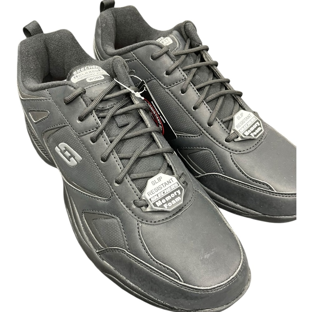 Skechers Mens Dighton Food Service Shoe, Relaxed Fit, Memory Foam,  Size 12
